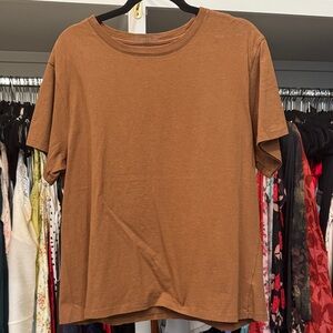 Nuuds Warm Brown Cotton Tee